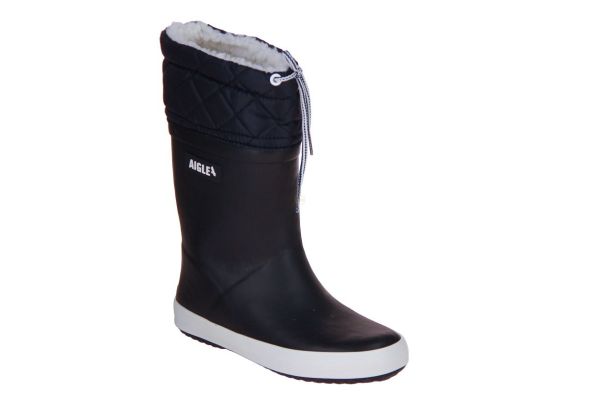Aigle Blauwe laars Giboulee met wol (NB111) - Caramel (Sint-Job-in-’t-Goor)