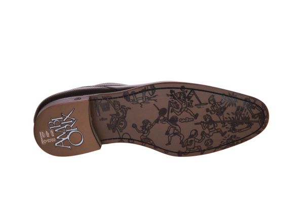 Ambiorix Gabriello Burnisch Geklede Schoen Bruin  (GABRIELLO-BURNISH) - Caramel (Sint-Job-in-’t-Goor)
