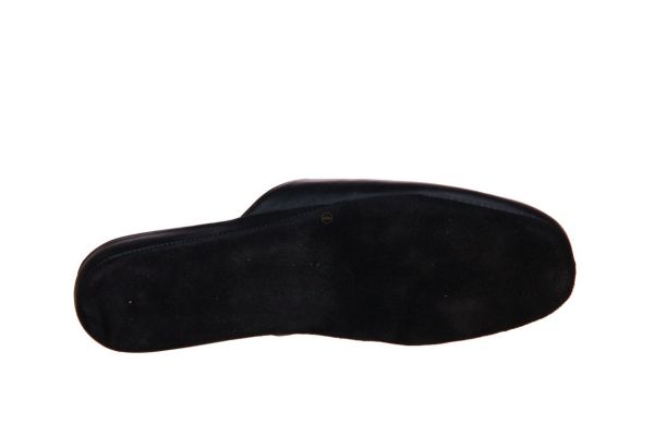 Ambiorix Vit. Liscio Buffel Pantoffel Zwart  (VIT Liscio-Nero Buffel) - Caramel (Sint-Job-in-’t-Goor)