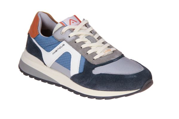 Ambitious Sneaker Blauw-Oranje  (14146A-11278AM) - Caramel (Sint-Job-in-’t-Goor)