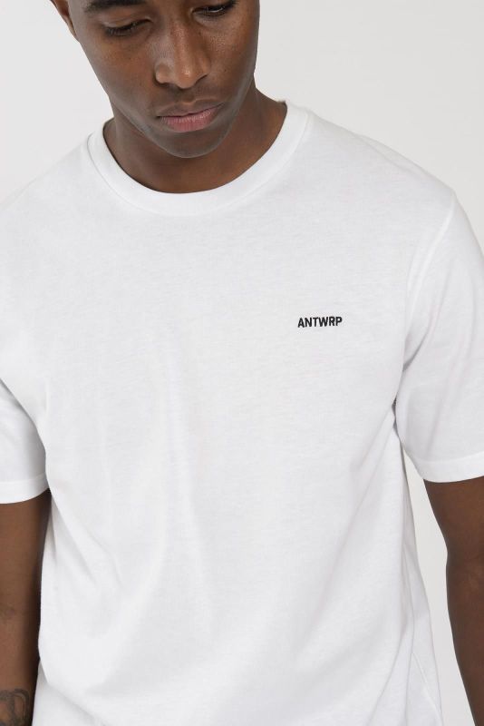 Antwrp Basic T-Shirt Regular Fit White  (BTS098R-L001S/009100) - Caramel (Sint-Job-in-’t-Goor)