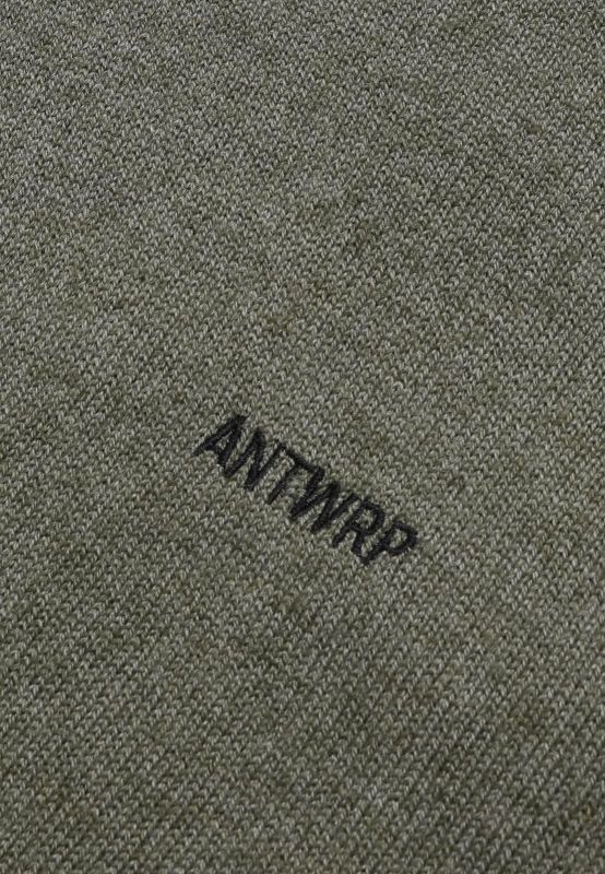 Antwrp Crewneck Knit Bronze Green  (BKW098R-L227/00534) - Caramel (Sint-Job-in-’t-Goor)