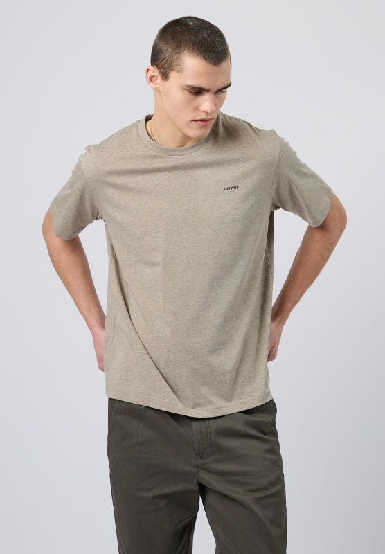 Antwrp Basic Tee Regular Fit Rock Grey  (BTS098R-L001S/000214) - Caramel (Sint-Job-in-’t-Goor)
