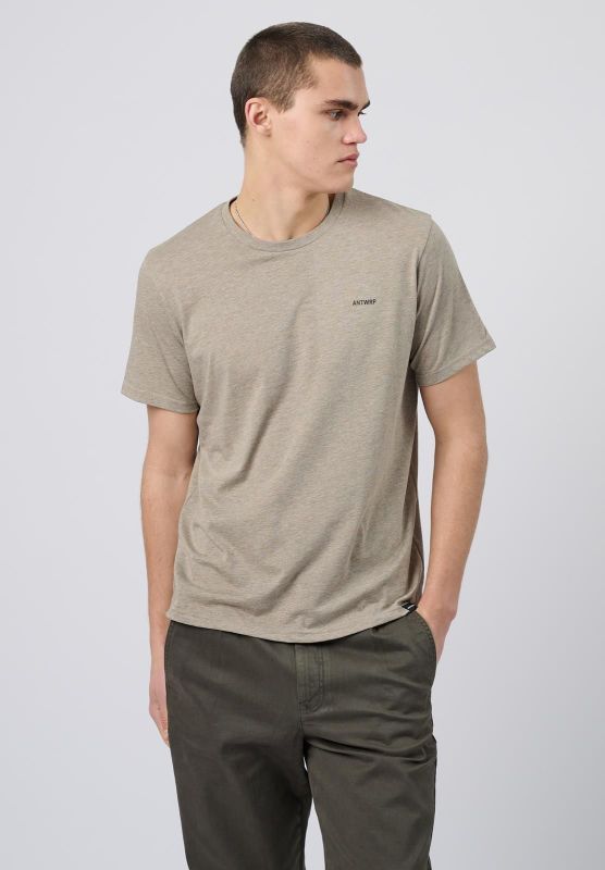 Antwrp Basic Tee Regular Fit Rock Grey  (BTS098R-L001S/000214) - Caramel (Sint-Job-in-’t-Goor)
