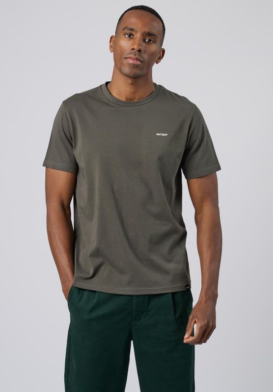 Antwrp Comfort Food Backprint Tee Regular Fit Beluga  (BTS465-L001S/000610) - Caramel (Sint-Job-in-’t-Goor)