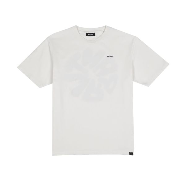 Antwrp Heavy Single Backprint Tee Straight Fit Offwhite  (BTS478-L030/000102) - Caramel (Sint-Job-in-’t-Goor)