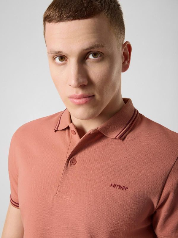 Antwrp Classic Polo Shirt Canyon Stone  (BPO500-L031/000341 - CANYON STONE) - Caramel (Sint-Job-in-’t-Goor)