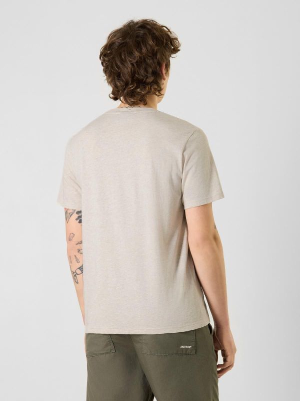 Antwrp Basic Tee Relugar Fit Linen  (BTS098R-L001S/000114) - Caramel (Sint-Job-in-’t-Goor)