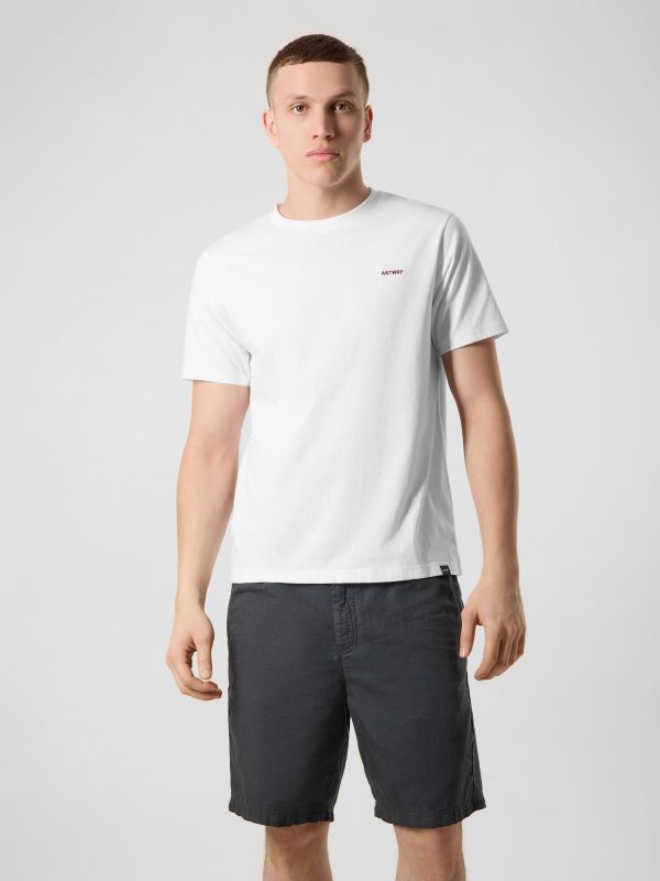 ANTWRP Toucan Backprint T-shirt White  (BTS509-L001S/000100 - WHITE) - Caramel (Sint-Job-in-’t-Goor)