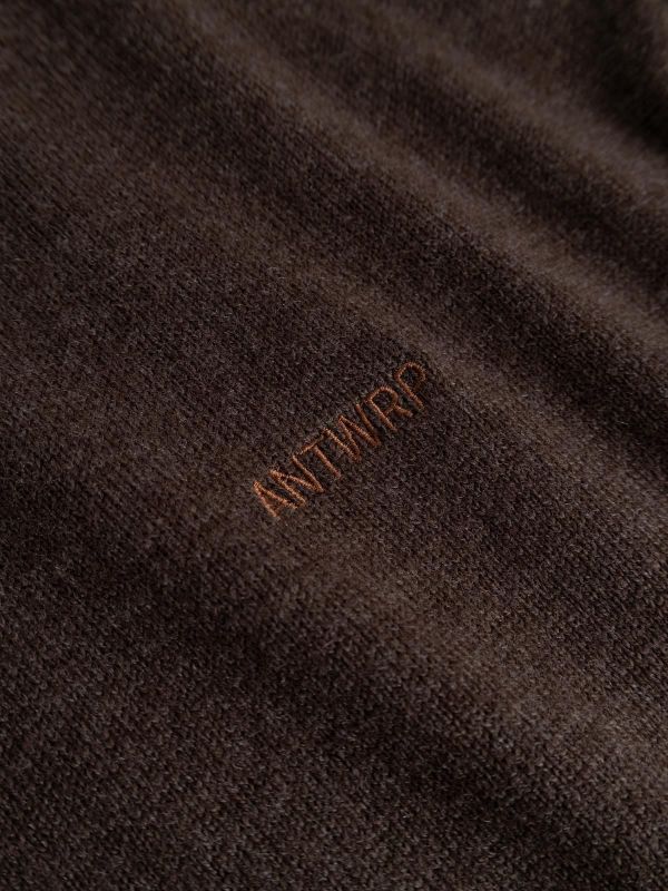 Antwrp Merino Crewneck Brown  (BKW098R-L227/000600 BROWN) - Caramel (Sint-Job-in-’t-Goor)