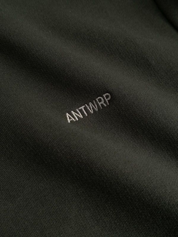 Antwrp Sweater Half Zip Evergreen  (BSW511-L008/00526 EVERGREEN) - Caramel (Sint-Job-in-’t-Goor)