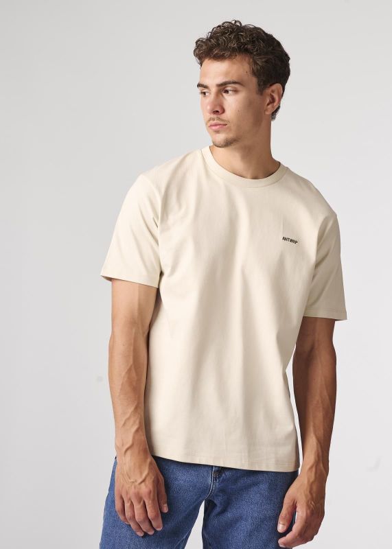 Antwrp Backprint T-Shirt Birch (BTS505-L030/000121 BIRCH) - Caramel (Sint-Job-in-’t-Goor)