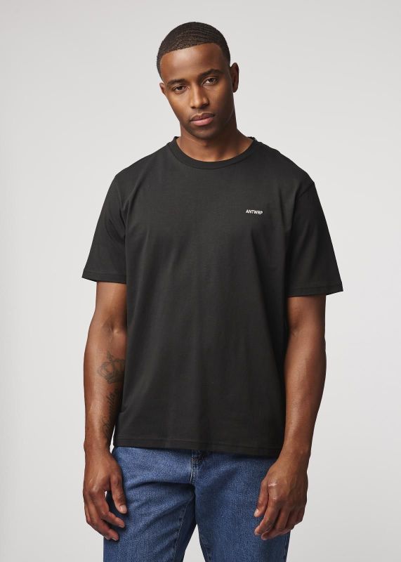 Antwrp Frequent Flyer Backprint Tee Anthracite  (BTS571-L001S/000210 ANTHRACITE) - Caramel (Sint-Job-in-’t-Goor)