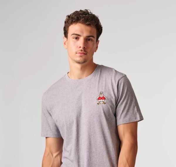 Antwrp T-Shirt Grey Chiné  (BTS574-L001S/000204 GREY CHINE) - Caramel (Sint-Job-in-’t-Goor)