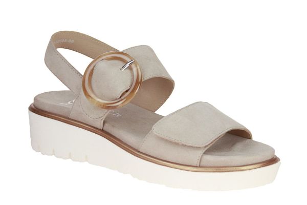 Ara Sandaal Beige Uitneembaar Voetbed  (1233505-08) - Caramel (Sint-Job-in-’t-Goor)