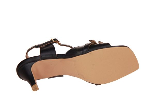 Babouche Sandaal Zwart  (BLISS-1/black) - Caramel (Sint-Job-in-’t-Goor)