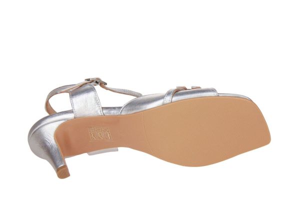 Babouche Sandaal Zilver  (BLISS-137/Silver) - Caramel (Sint-Job-in-’t-Goor)