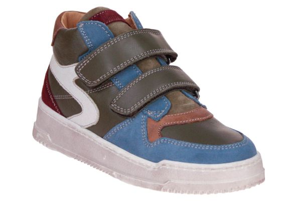 Babybotte Velcroschoen Groen-Blauw  (7302B084) - Caramel (Sint-Job-in-’t-Goor)