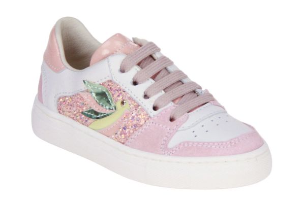 Bana & Co Sneaker Wit-Roze  (26132008-VEL) - Caramel (Sint-Job-in-’t-Goor)