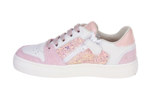 Bana & Co Sneaker Wit-Roze  (26132008-VEL) - Caramel (Sint-Job-in-’t-Goor)
