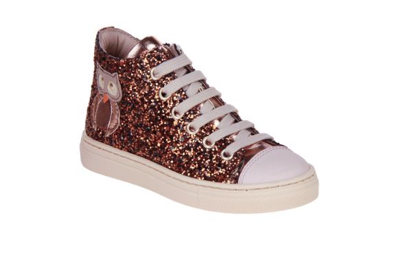Bana & Co Hoge Sneaker Glitter Brons  (36232015-GLV GLR) - Caramel (Sint-Job-in-’t-Goor)
