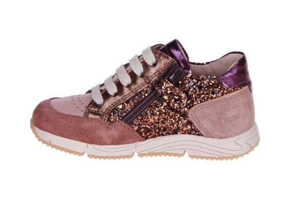 Bana & Co Sneaker Brons-Paars  (36232025-ML PD) - Caramel (Sint-Job-in-’t-Goor)
