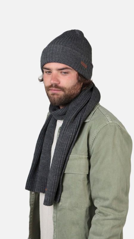 Barts Wilbert Scarf Dark Heather  (3857-19) - Caramel (Sint-Job-in-’t-Goor)
