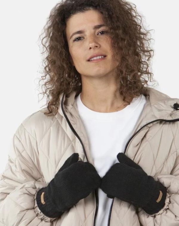 Barts Witzia Mitts Black  (4543-01) - Caramel (Sint-Job-in-’t-Goor)