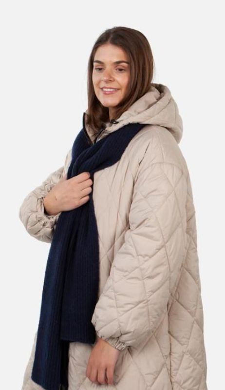Barts Kirinda Scarf Navy  (5673-03) - Caramel (Sint-Job-in-’t-Goor)