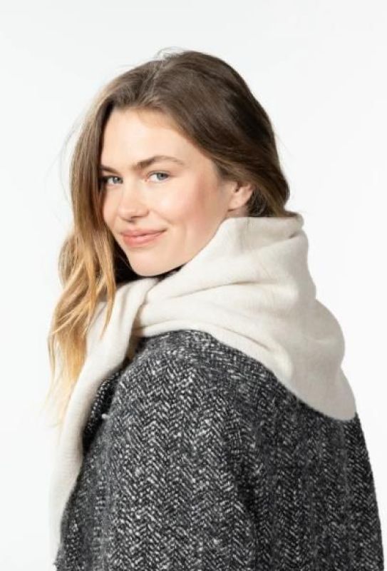Barts Fhearna Scarf Cream  (6896-10) - Caramel (Sint-Job-in-’t-Goor)
