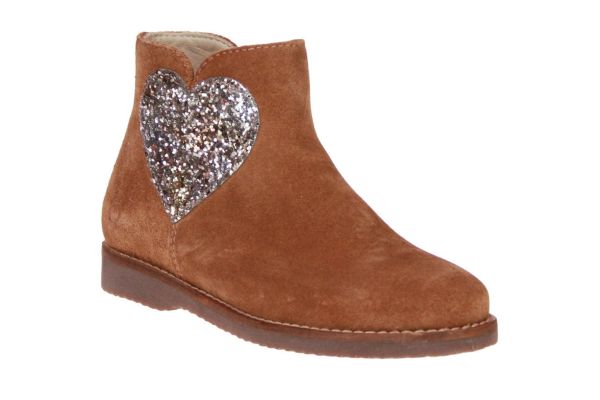 Beberlis Cognac Enkellaars Hartje  (23478) - Caramel (Sint-Job-in-’t-Goor)
