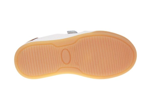 Beberlis Velcroschoen Wit-Blauw  (23808-C) - Caramel (Sint-Job-in-’t-Goor)