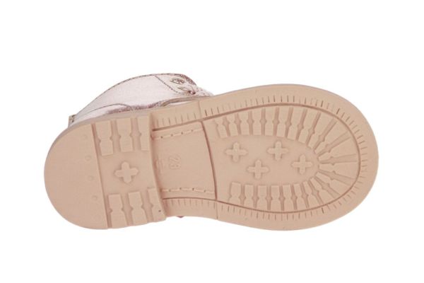 Beberlis Roze Veterboot Glitter  (24208-A) - Caramel (Sint-Job-in-’t-Goor)