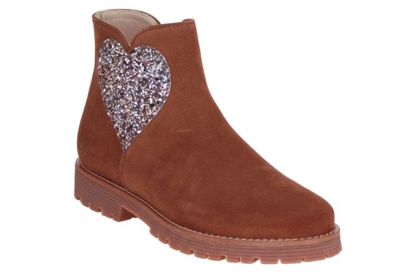 Beberlis Enkellaars Camel Hartje  (23478-C) - Caramel (Sint-Job-in-’t-Goor)