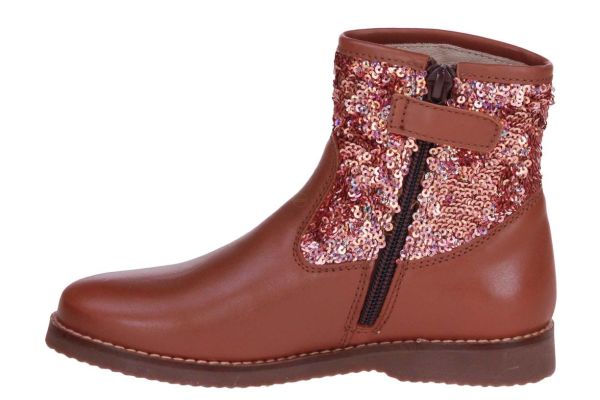 Beberlis Korte Laars Camel Glitter  (24733-A) - Caramel (Sint-Job-in-’t-Goor)