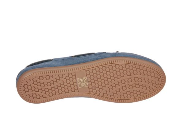 Belang Blauwe Moccasin  (08423 velour aviator) - Caramel (Sint-Job-in-’t-Goor)