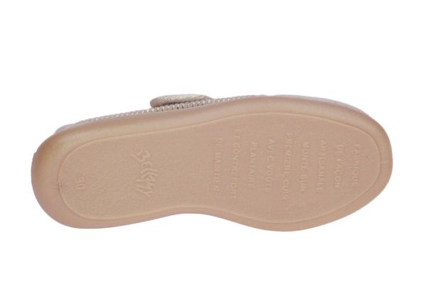 Bellamy Pretty Pantoffel Goud  (730004) - Caramel (Sint-Job-in-’t-Goor)