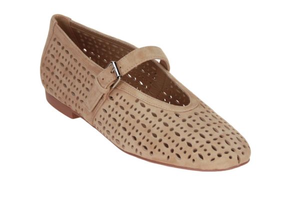 Bibi Lou Maia Flat Beige  (604Z38VK-Y-V26 BEIGE) - Caramel (Sint-Job-in-’t-Goor)