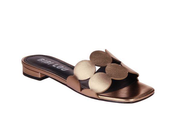 Bibi Lou Onami Slipper Brons  (620Z10VK-Y-V26 BRONZE) - Caramel (Sint-Job-in-’t-Goor)