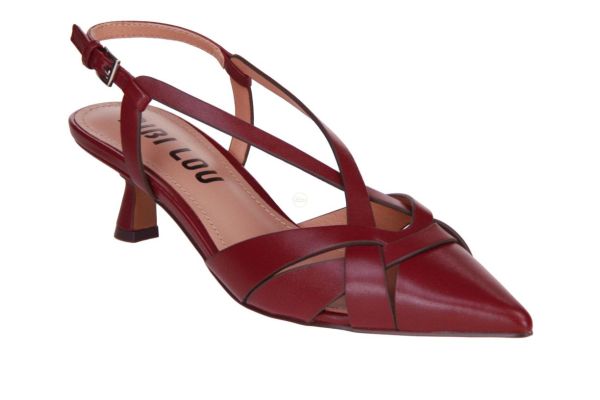 Bibi Lou Nolia Slingback Bordo  (633Z10VK-Y-V26 BURGUNDI) - Caramel (Sint-Job-in-’t-Goor)