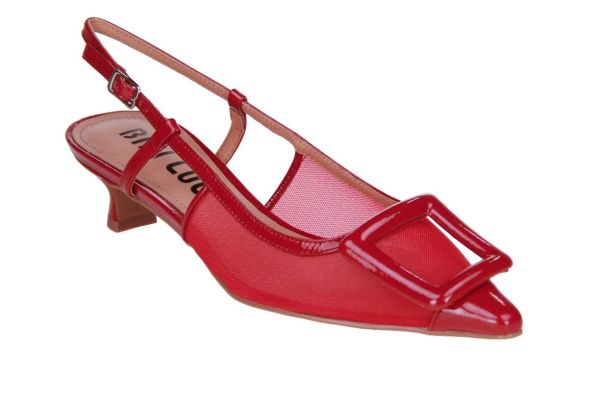 Bibi Lou Bonnie Slingback Rood  (639Z77VK-Y-V26 RED) - Caramel (Sint-Job-in-’t-Goor)