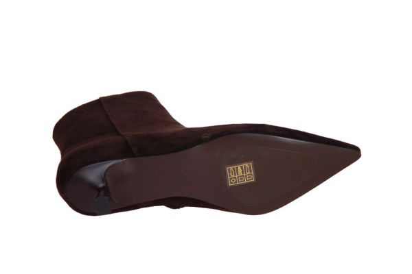 Bibi Lou Sakura Booties 45 Dark Brown Suede  (501T30VK-I26/90 MARRON) - Caramel (Sint-Job-in-’t-Goor)