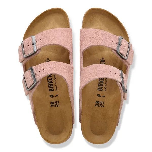 Birkenstock Narrow Arizona Suede Leather Pink Clay  (1031651) - Caramel (Sint-Job-in-’t-Goor)