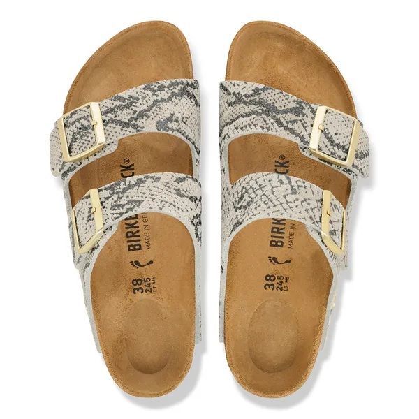 Birkenstock Arizona Suede Leather Snake Oyster  (1033065) - Caramel (Sint-Job-in-’t-Goor)