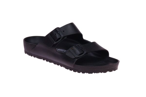 Birkenstock Arizona Regular Essentials Eva Zwarte Slipper  (129421) - Caramel (Sint-Job-in-’t-Goor)