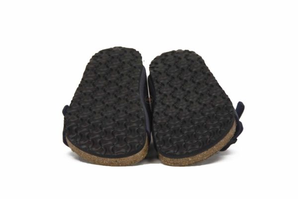 Birkenstock Kids Arizona Narrow Birko-Flor Navy   (552903) - Caramel (Sint-Job-in-’t-Goor)
