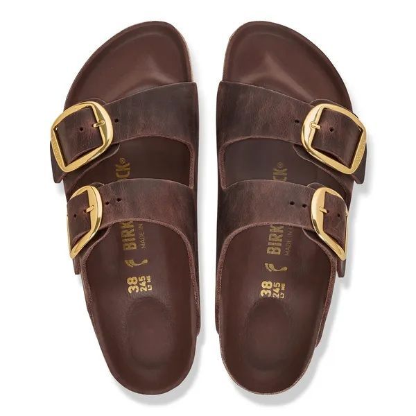Birkenstock Arizona Big Buckle Oiled Leather Habana Narrow  (1032916) - Caramel (Sint-Job-in-’t-Goor)