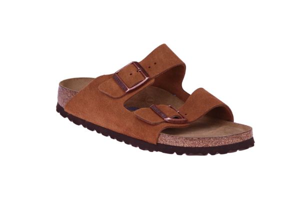 Birkenstock Arizona Suède Zachtvoetbed Cognac  (1009527) - Caramel (Sint-Job-in-’t-Goor)