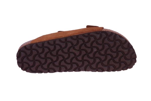 Birkenstock Arizona Suède Zachtvoetbed Cognac  (1009527) - Caramel (Sint-Job-in-’t-Goor)