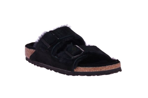 Birkenstock Arizona Shearling Zwarte Slipper  (BI752663) - Caramel (Sint-Job-in-’t-Goor)